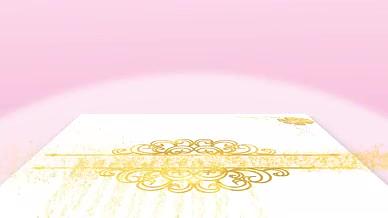 粉红可爱卡通立体剪纸风情人节婚庆背景视频视频的预览图